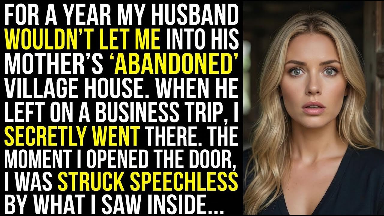 I Secretly Went to My Mother-in-Law’s Abandoned House — And What I Saw Inside Left Me Frozen