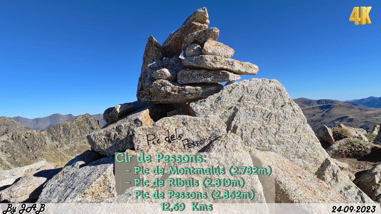 Circ de Pessons; Pic de Montmalús, Pic Ribuls y Pic de Pessons