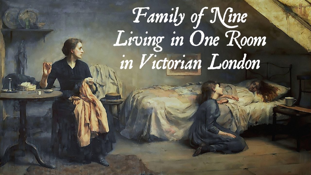 Family of 9 Living in 1 Room in 1850s Victorian London (Overcrowded and Hungry in the 19th Century)