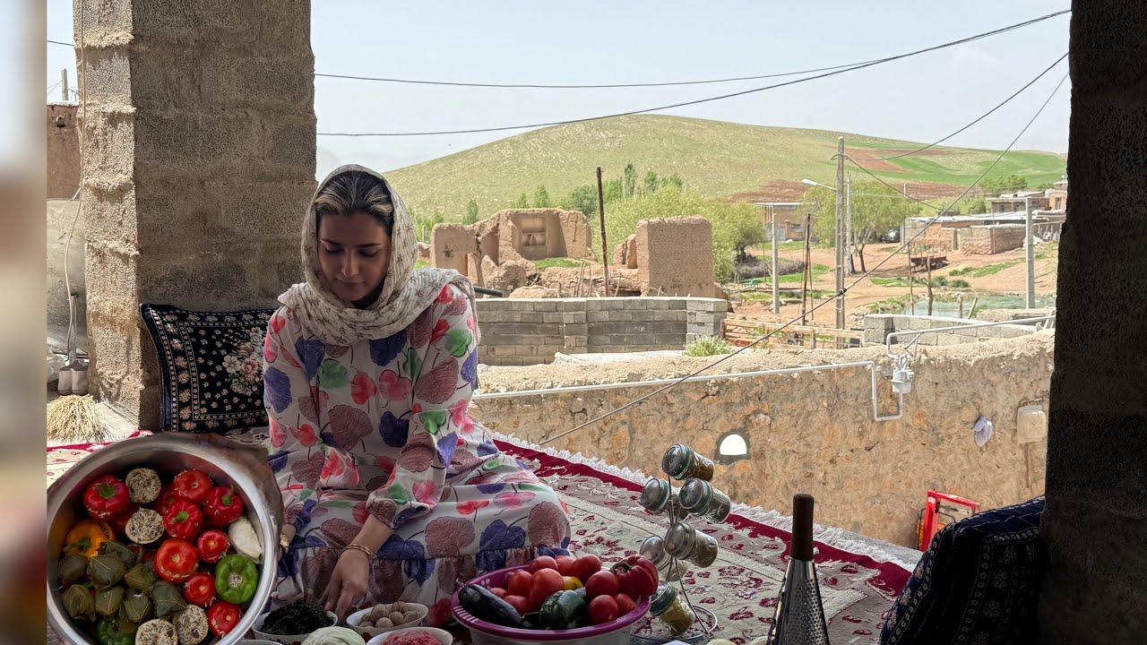 Discover the Charm of Rural Life: Cooking Herb Rice with Local Yogurt!
