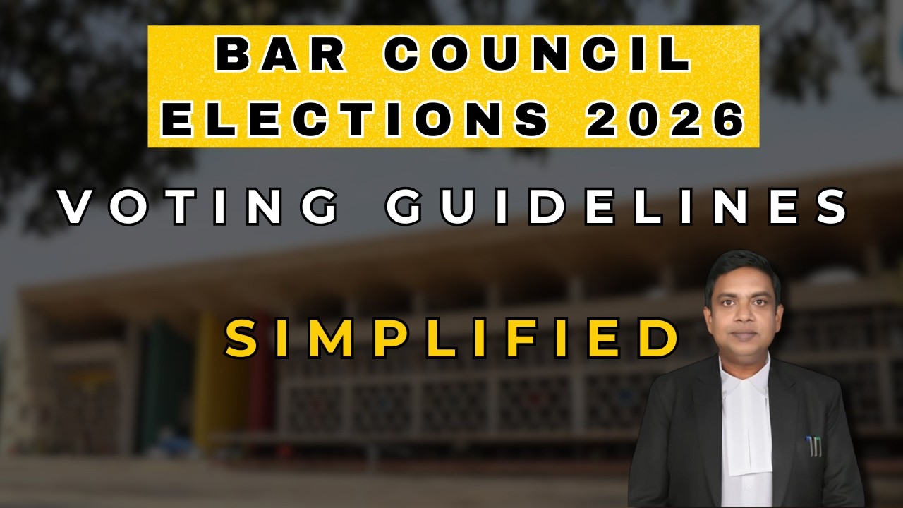 Before Casting Your Vote: Official Guidelines for Bar Council Elections