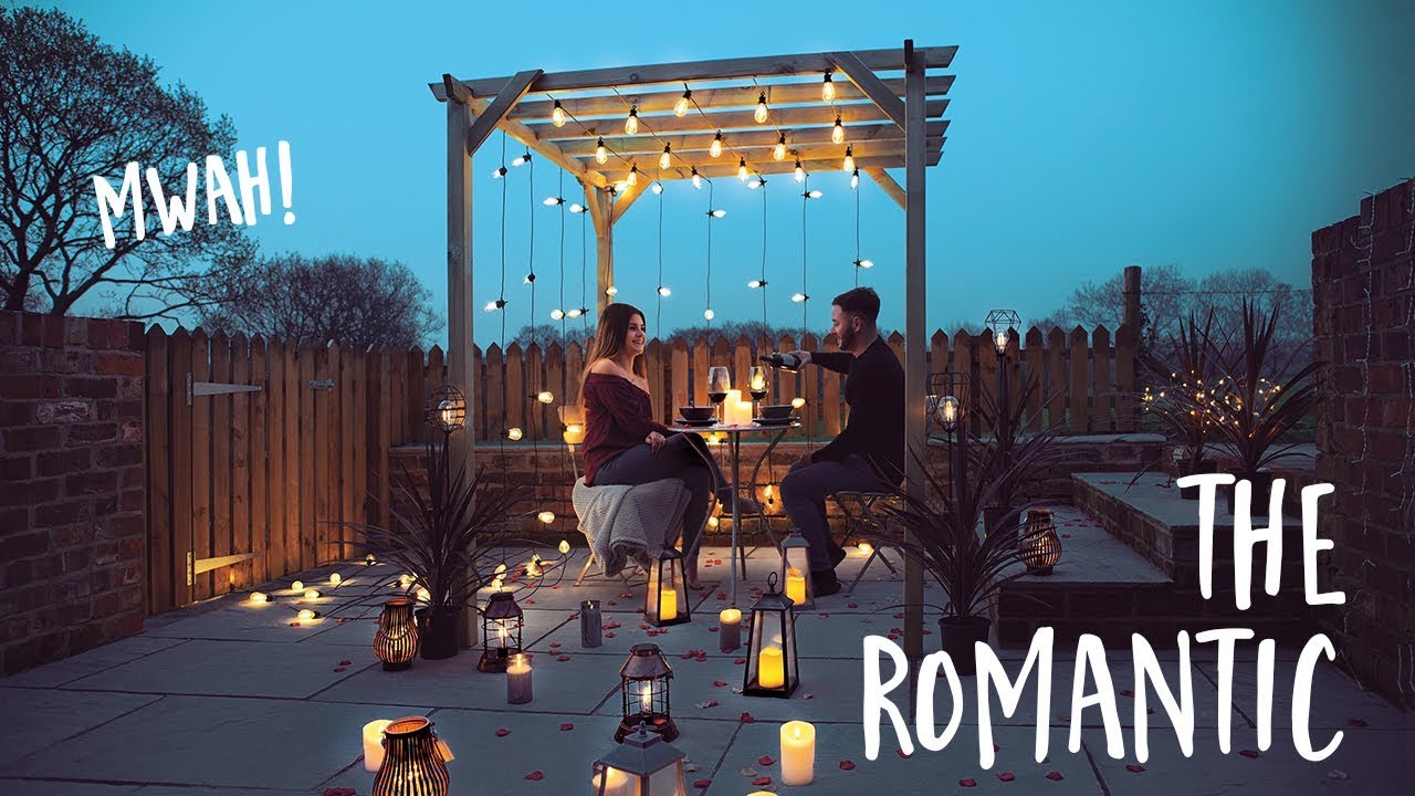 DIY Romantic Outdoor Candlelit Dinner 💘