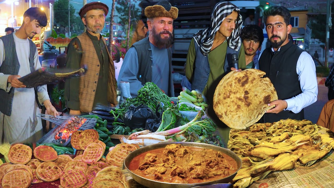 گزارش افغان ویزیت، رسیدیم به فیض آباد بدخشان، کباب ماهی، کباب افغانی Afghani Kebab and fish kebab