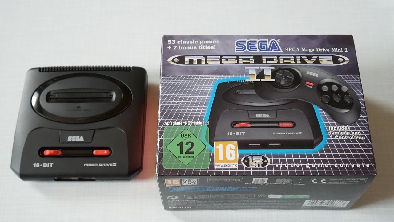Sega Mega Drive 2 Mini / 60 Spiele / 1 Gamepad / 110 Euro / Eine Gute Mini Konsole ? Unboxing Video