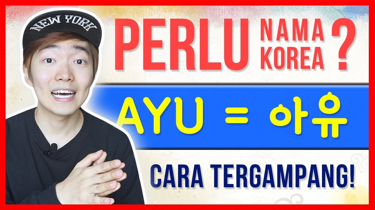 Cara Menulis Namamu ke Dalam Bahasa Korea (Metode S.M.S.)