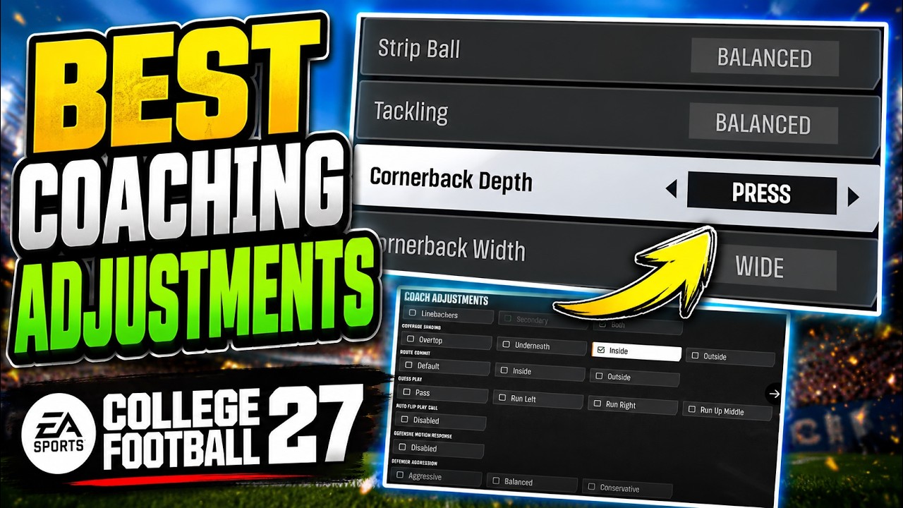 *НОВИНКА* ЛУЧШИЕ ТАКТИЧЕСКИЕ НАСТРОЙКИ ЗАЩИТЫ В COLLEGE FOOTBALL 27! | ЛУЧШИЕ СОВЕТЫ ПО CFB 27!