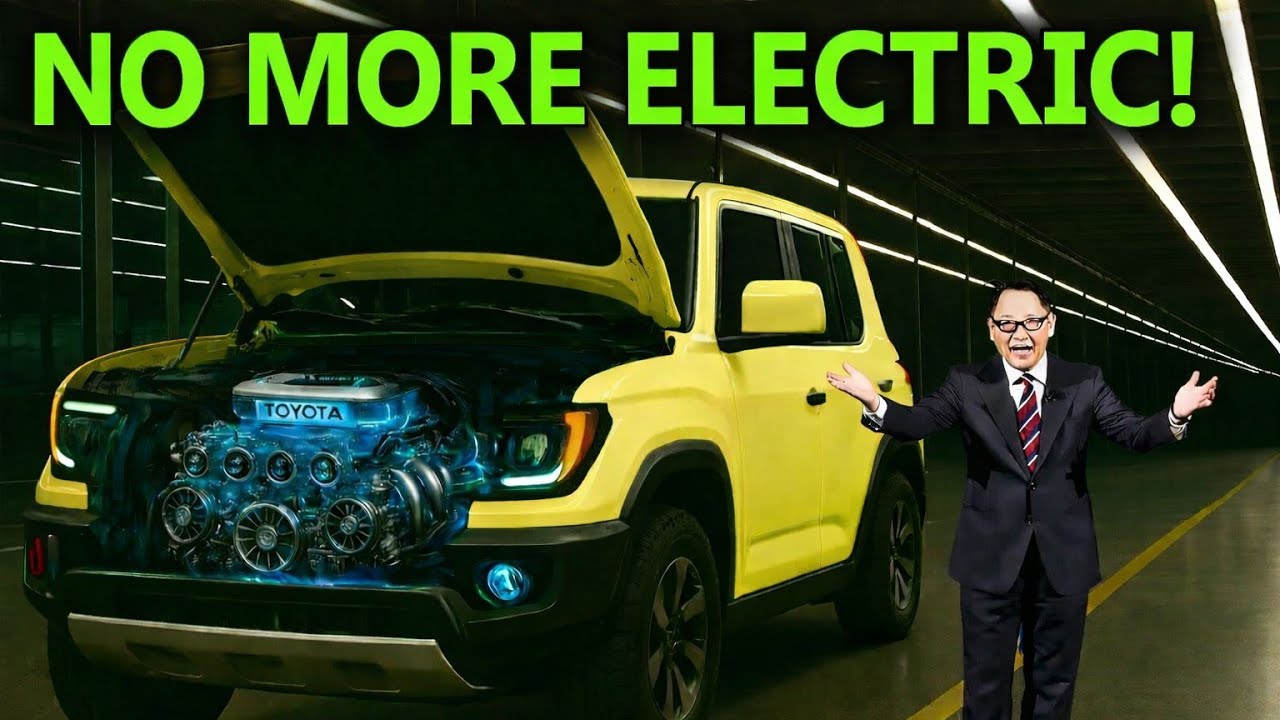 Toyota CEO Reveals New Mini Land Cruiser That Could Crush All Electric Cars by 2026! 🚗⚡