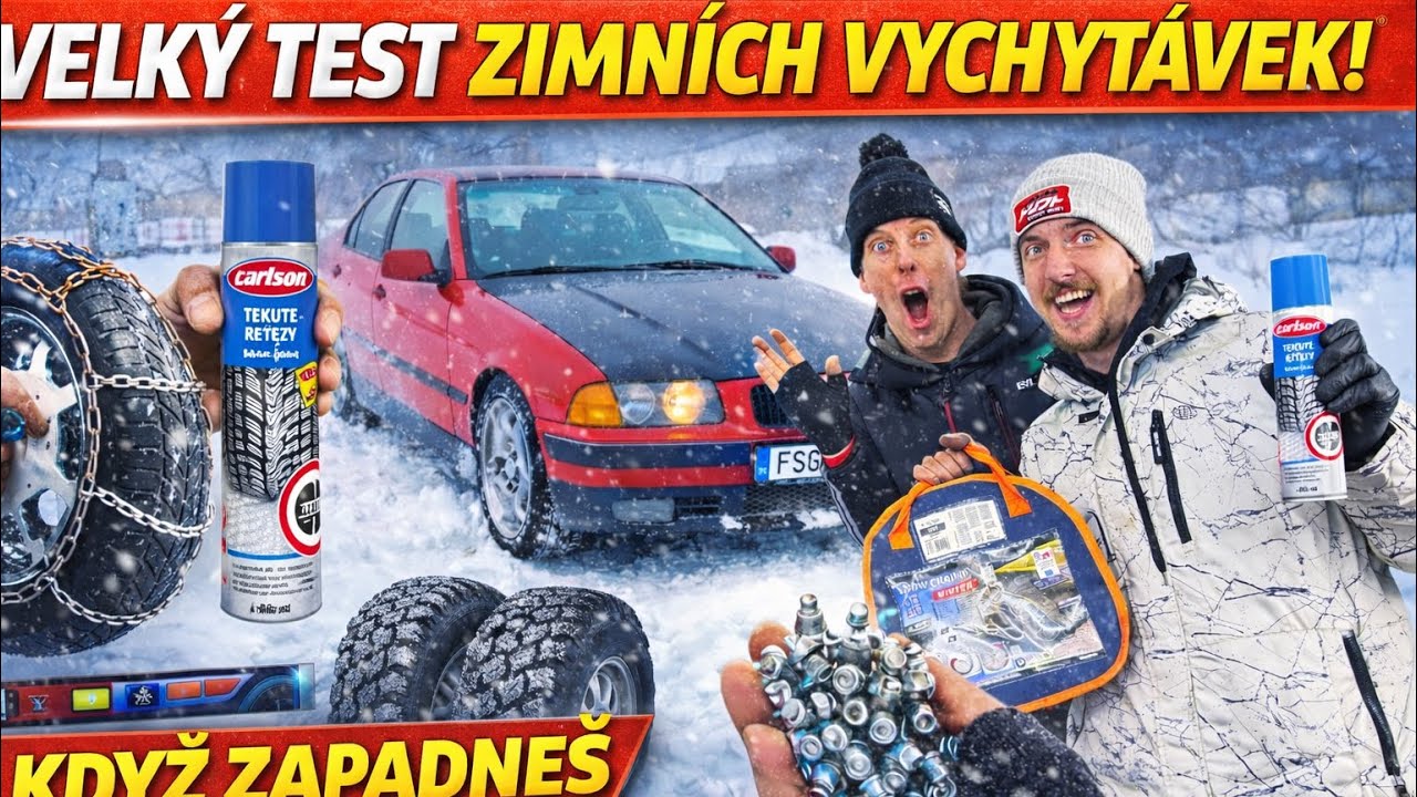 DIY Sněhově řetězy/Vychytávky [Nečekaný výsledek] #DIY #snow #education  #test