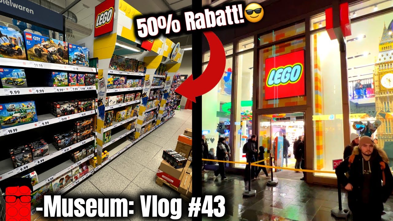 Gr&ouml;&szlig;ter LEGO Store der Welt! |&nbsp;mega Rabatt auf Sets! 👀 |&nbsp;Museums Vlog 43