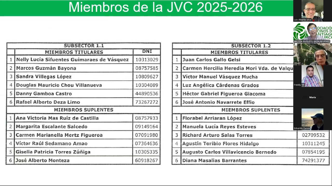 AVSS - Reuni&oacute;n Juntas Vecinales Comunales 2025