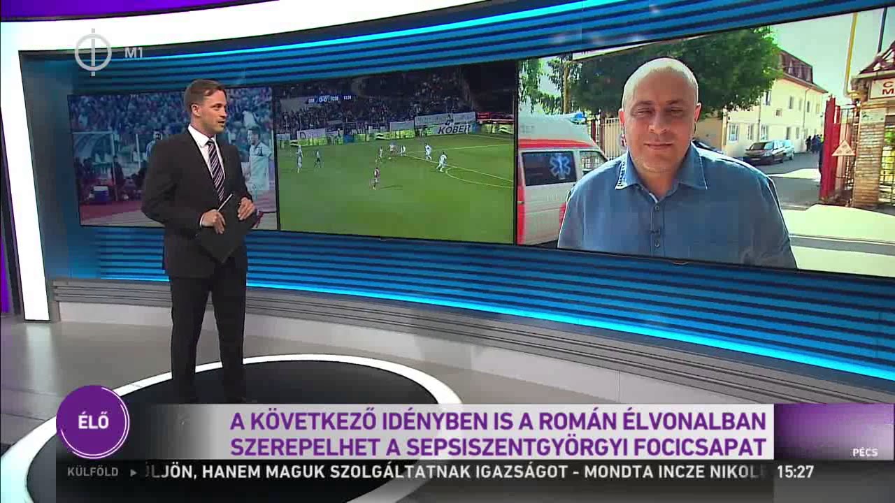 M1 Sporthíradó: Diószegi László nyilatkozata a Sepsi OSK-FC Botosani mérkőzés előtt!