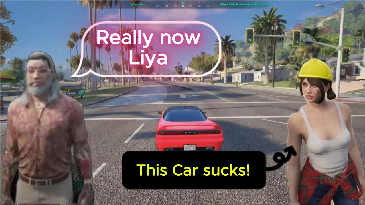 Liya and Martin make fun of Lang's Car |  NoPixel 4.0 | GTA