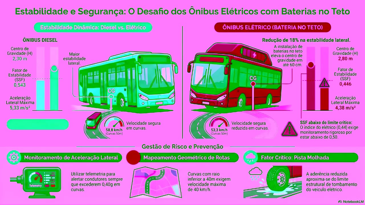O QUE TODO GESTOR PRECISA SABER SOBRE SSF E ESTABILIDADE EM CURVAS EM ÔNIBUS ELÉTRICOS