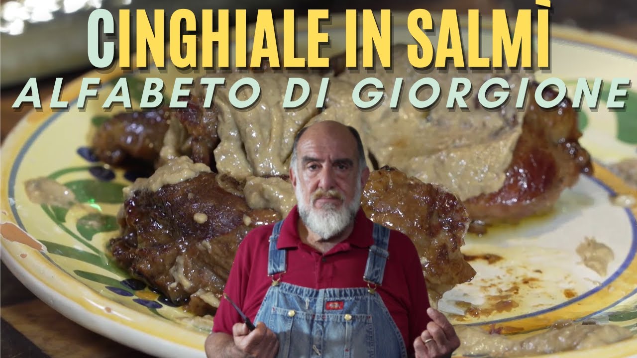 C COME CINGHIALE: CINGHIALE IN SALMÌ - Alfabeto di Giorgione