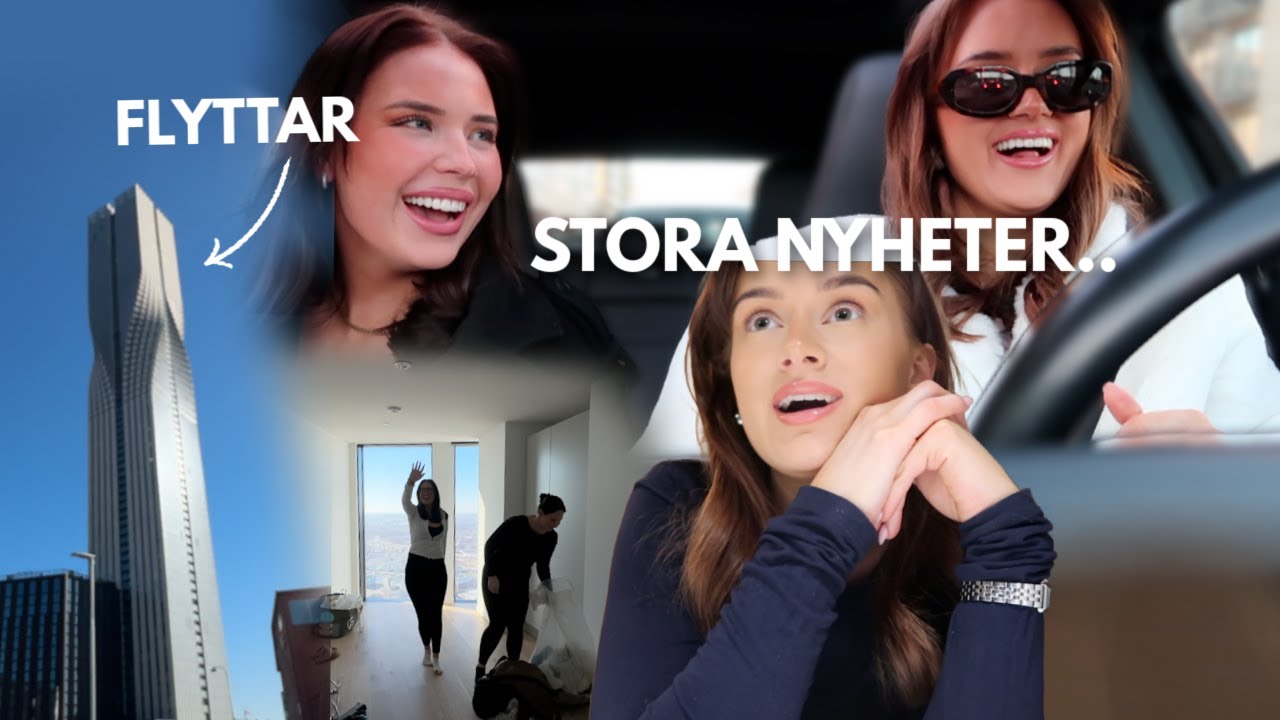 STORA NYHETER OCH BÄSTIS FLYTTAR.. VLOGG!!