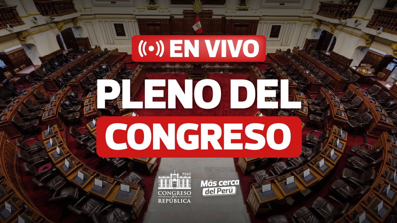 🔴 EN VIVO: Sesi&oacute;n del Pleno Del Congreso  | 16 DE OCTUBRE DEL 2025