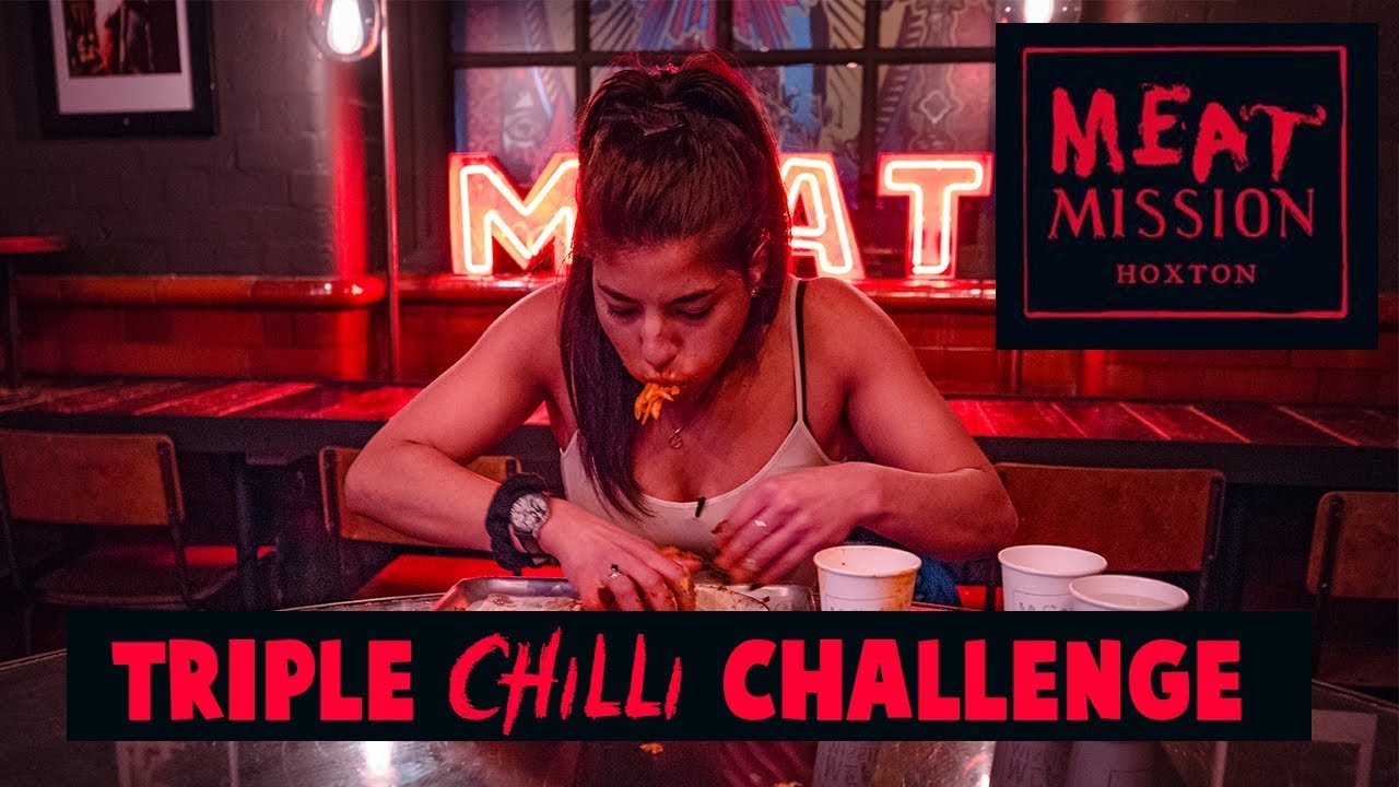 Triple Chilli Challenge || MEATMission || London || New Record!