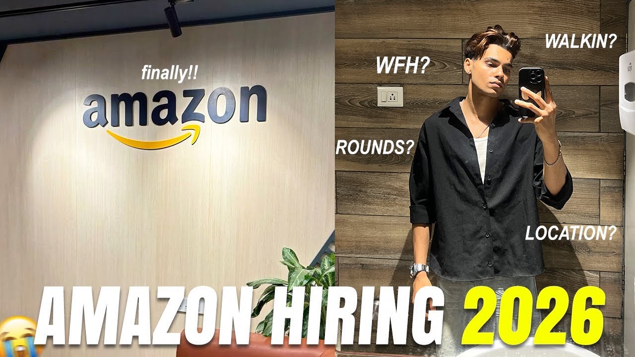 Amazon Hiring For Freshers 2026 Location? Wfh? Salary? 