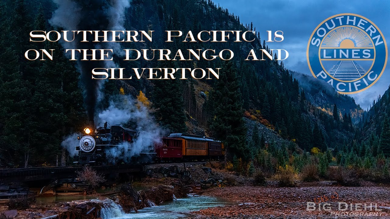 The Slim Princess in The Rockies: Southern Pacific 4-6-0 #18 on The Durango And Silverton.
