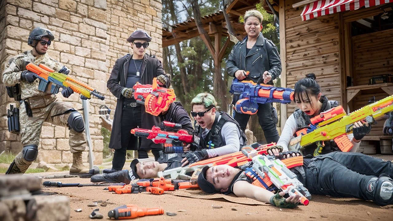 LTT Action : Epic Nerf Guns War! SEAL X and SEAL Y Save The Girl
