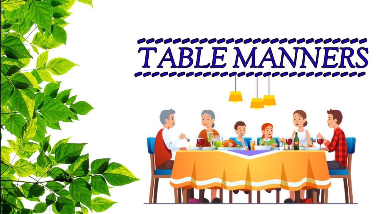 Table manners | Tips on table manners for kids |Good habits and manners #educationalvideos #manners