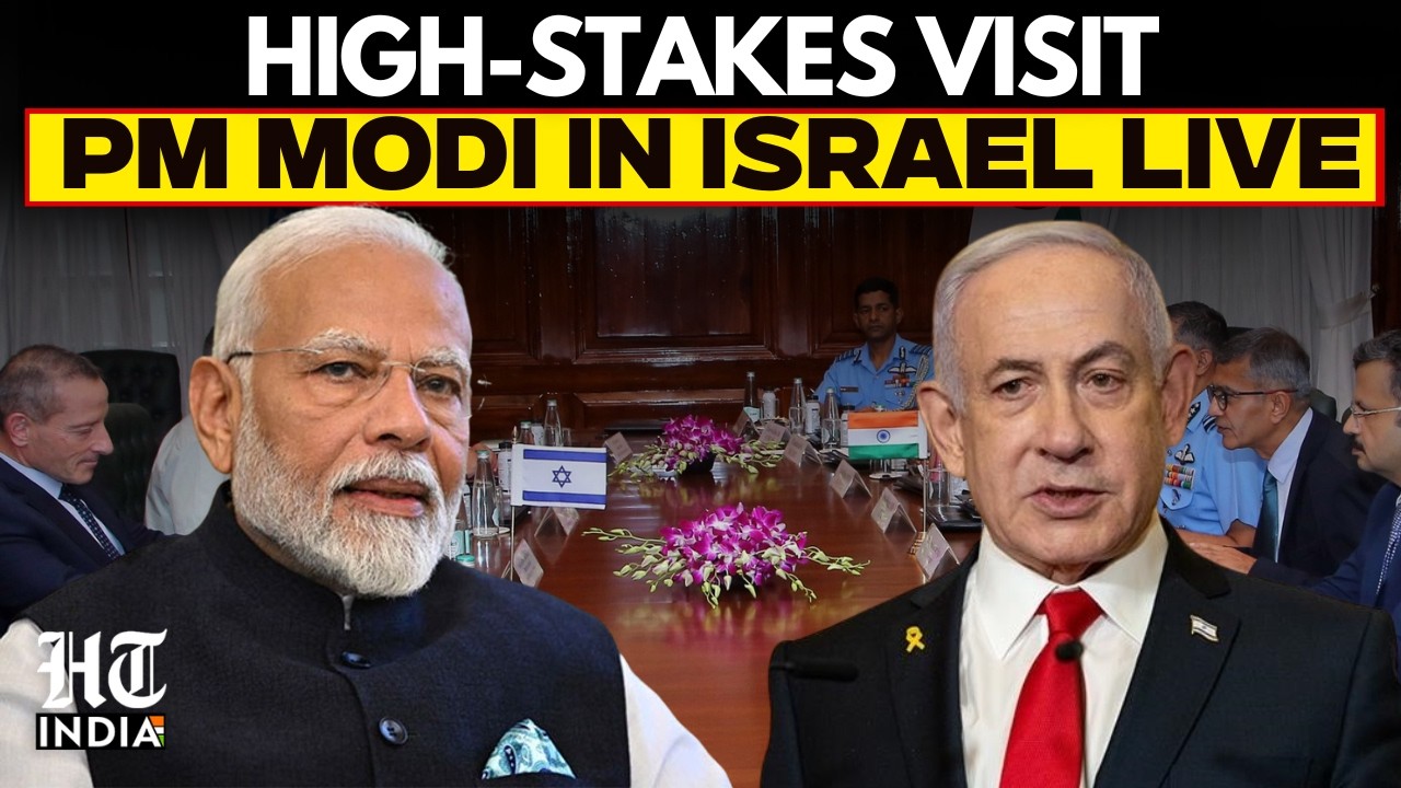 LIVE | PM Modi Israel Visit | PM Modi In Israel | Netanyahu-Modi Meeting | India Israel Ties