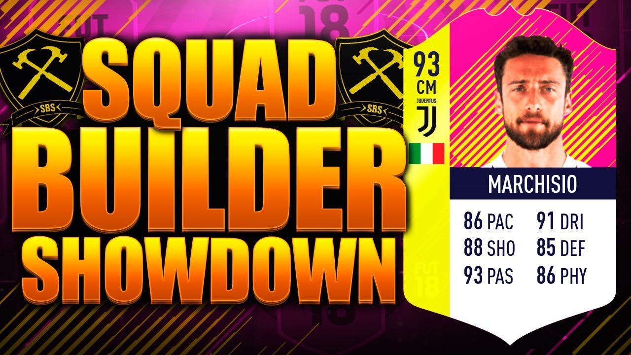 EPIC PINK MARCHISIO SQUAD BUILDER SHOWDOWN! FIFA 18 ULTIMATE TEAM