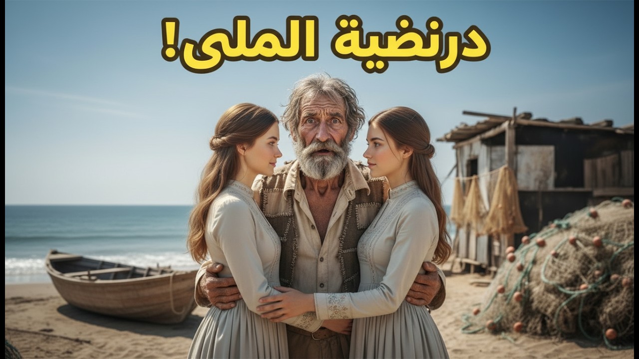الصياد العجوز وفتاتان غامضتان… القصة التي حيّرت القرية كلها!