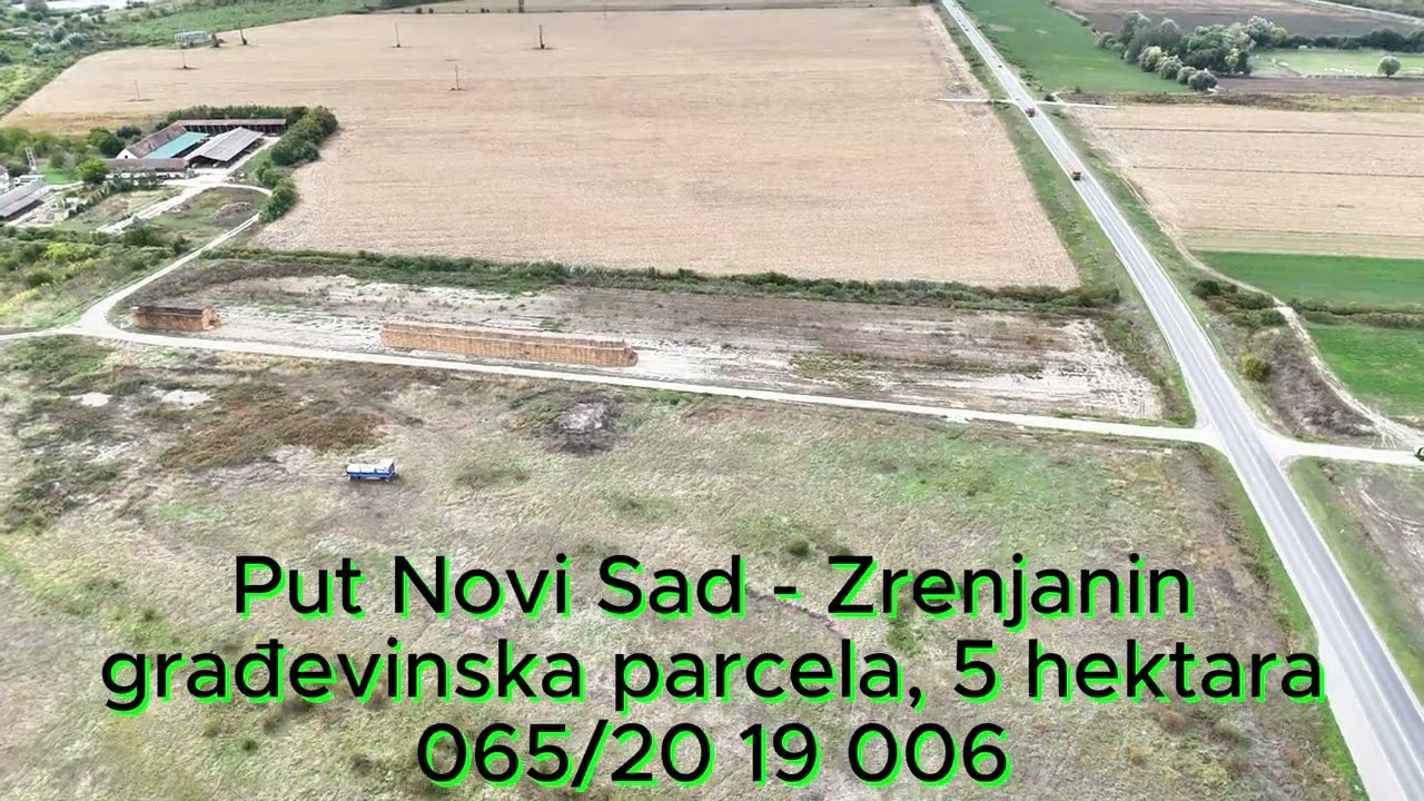 ŽABALJ, GRAĐEVINSKO ZEMLJIŠTE 5 HEKTARA, ID:7072198 #solisnekretnine #zabalj #investicija