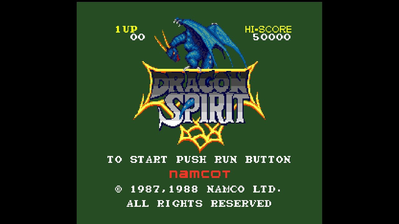 Dragon Spirit (ドラゴンスピリット). [PC Engine]. 1CC. No Death. 60Fps.