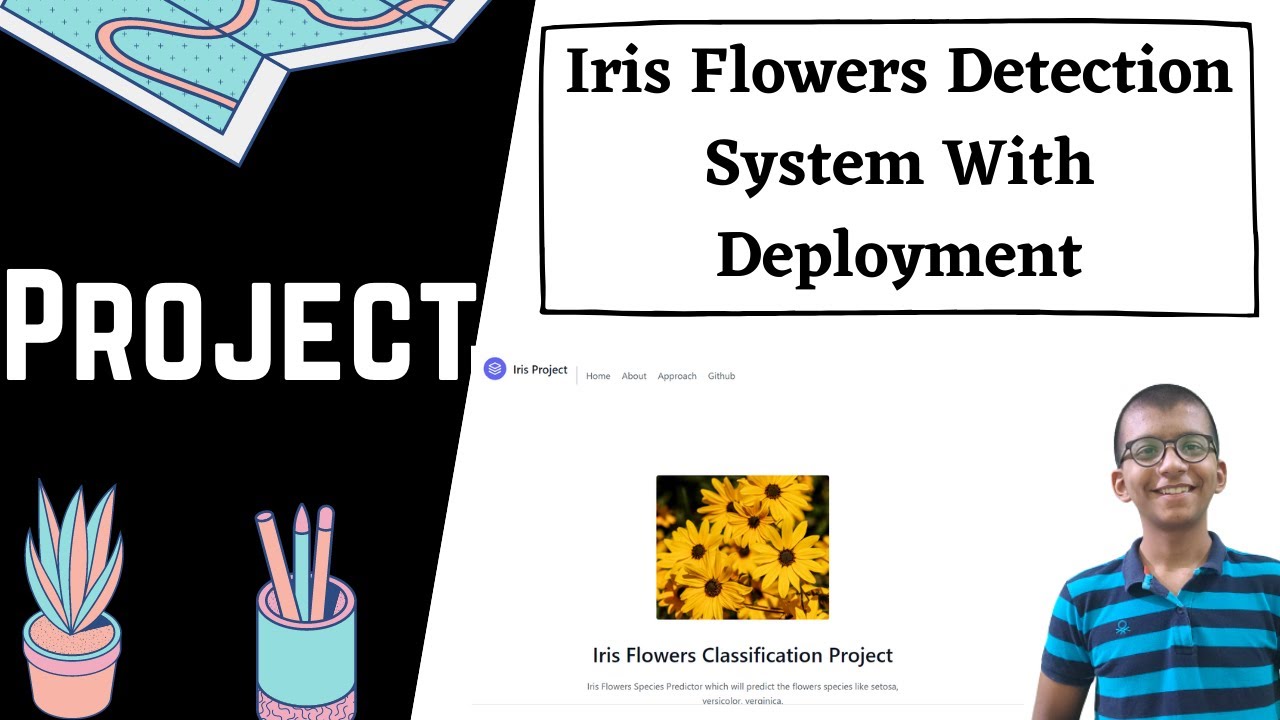 🔥🔥 Machine Learning Project - Iris Flowers Detection With Deployment || Project Series
