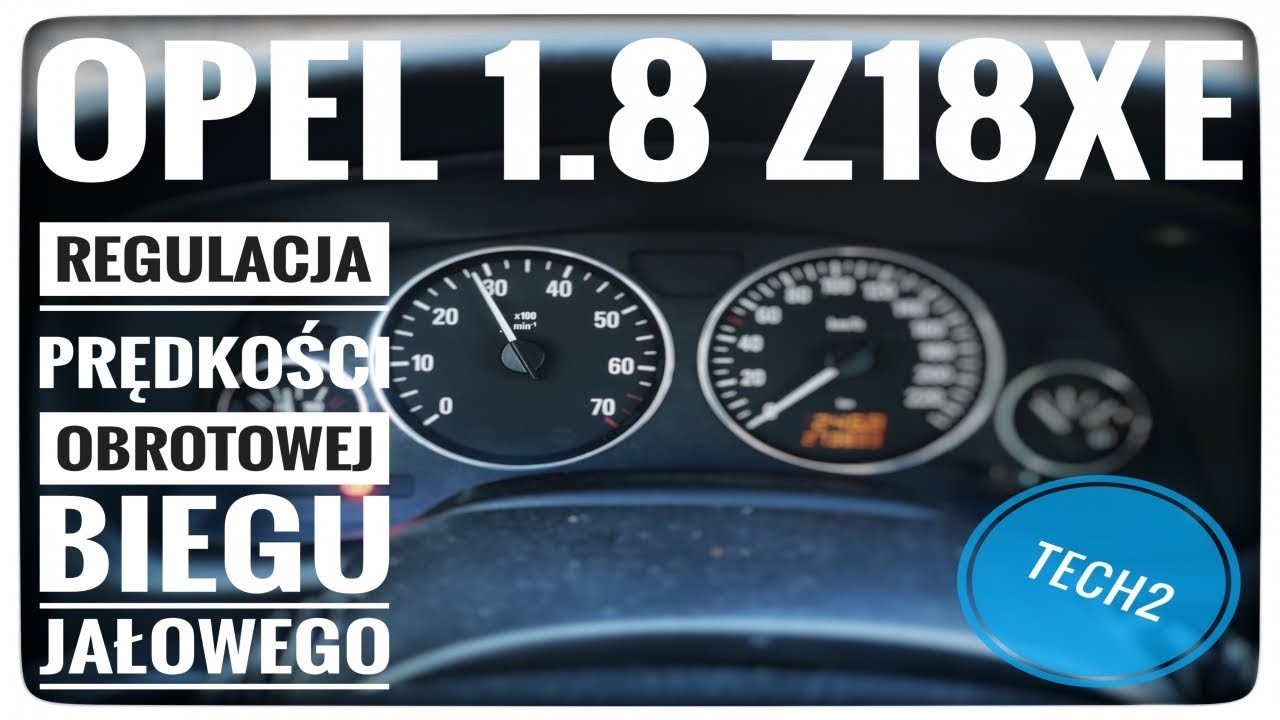 Opel z18xe regulacja obrotów biegu jałowego