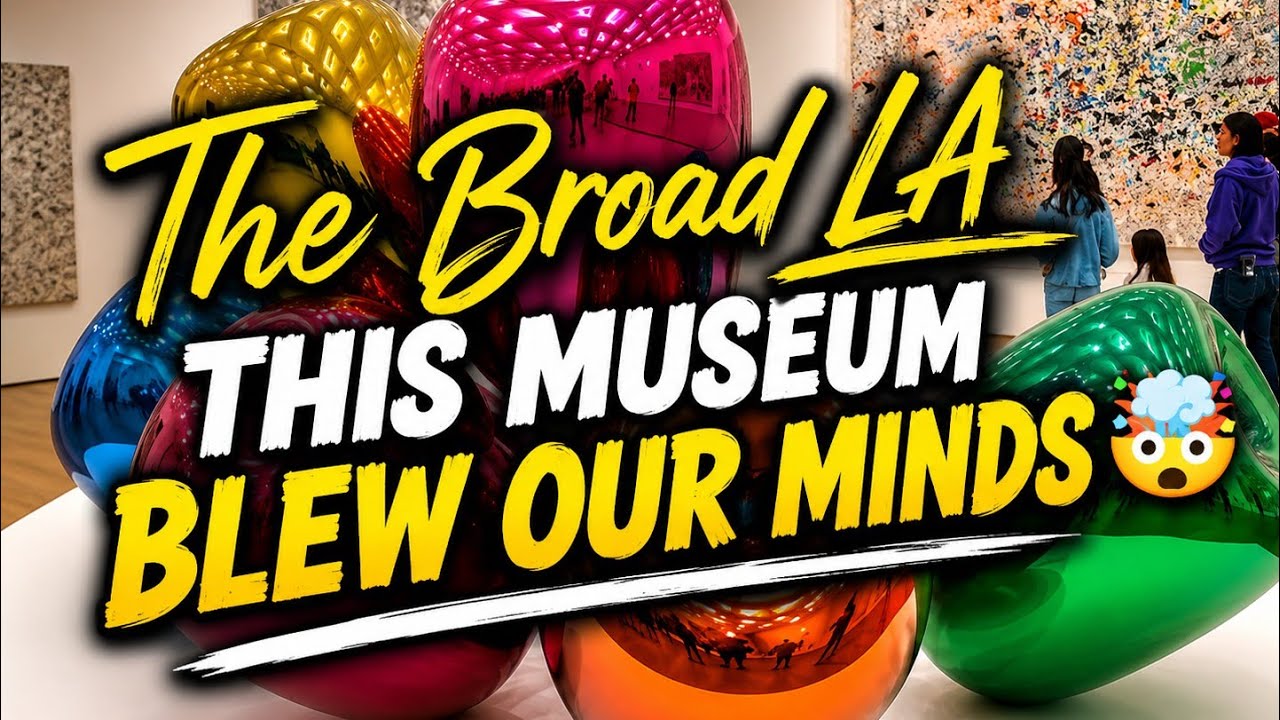 Our First Time at The Broad Museum | Infinity Rooms Experience in Downtown Los Angeles