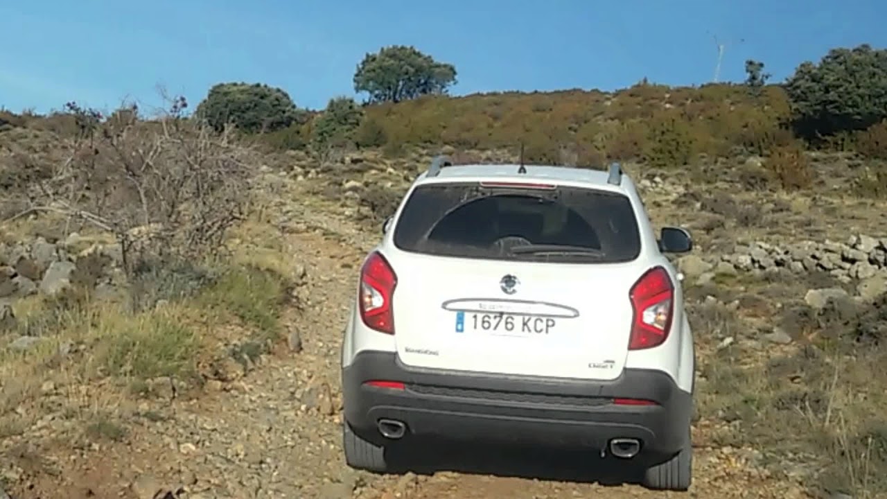 Prueba SsangYong Korando, camino subida Pont de Suert