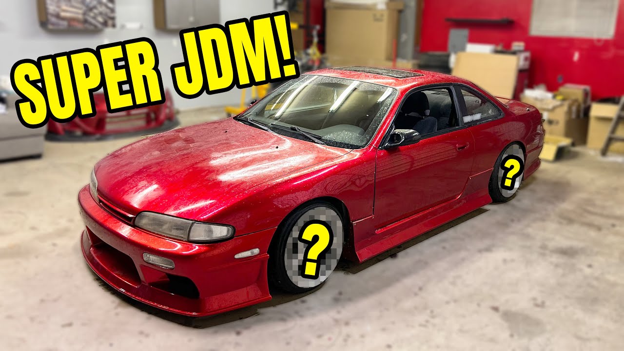 Nissan S14 Gets CRAZY NEW HOTBOI WHEELS!