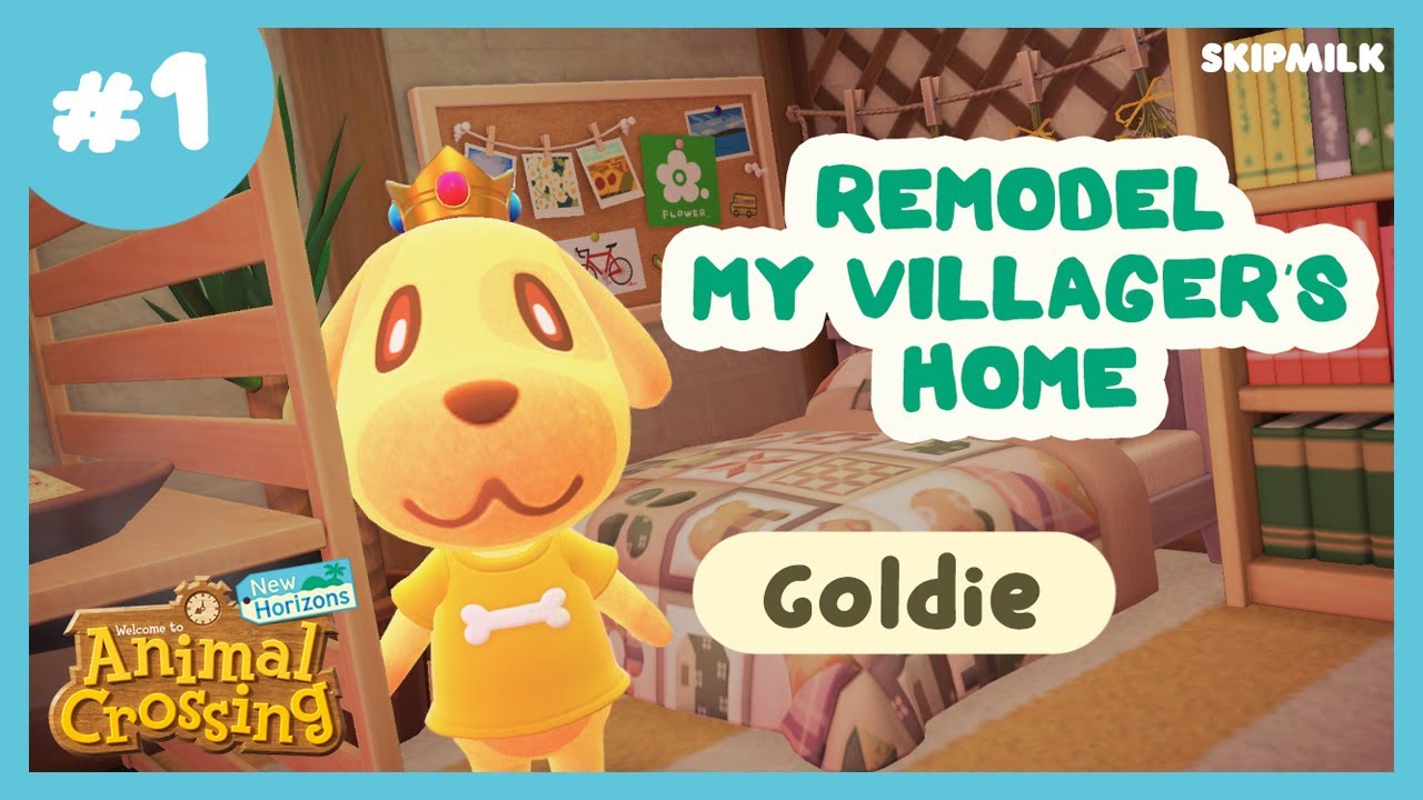 Remodel Villager's Home #1 - Goldie - Natural Cozy House || ACNH Animal Crossing Speed Build