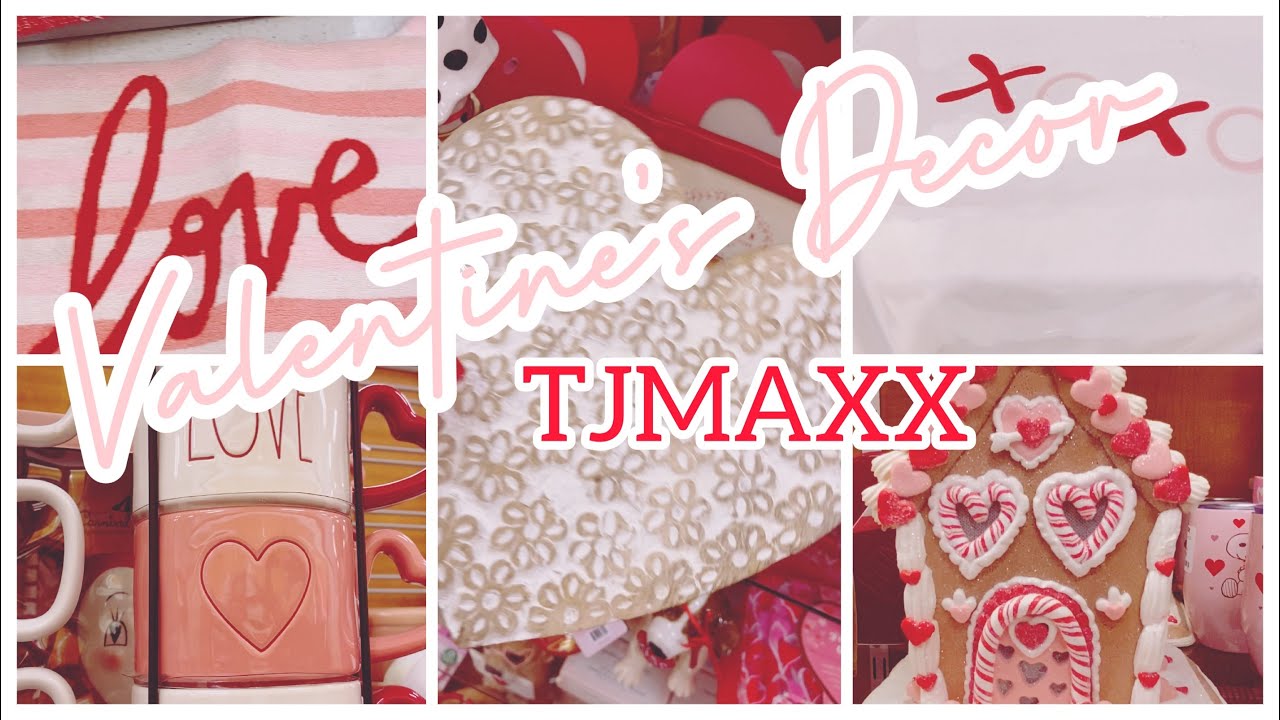 Valentine 2023 Decor Shop With Me|tjmaxx #fyp #valentine #love #homedecor