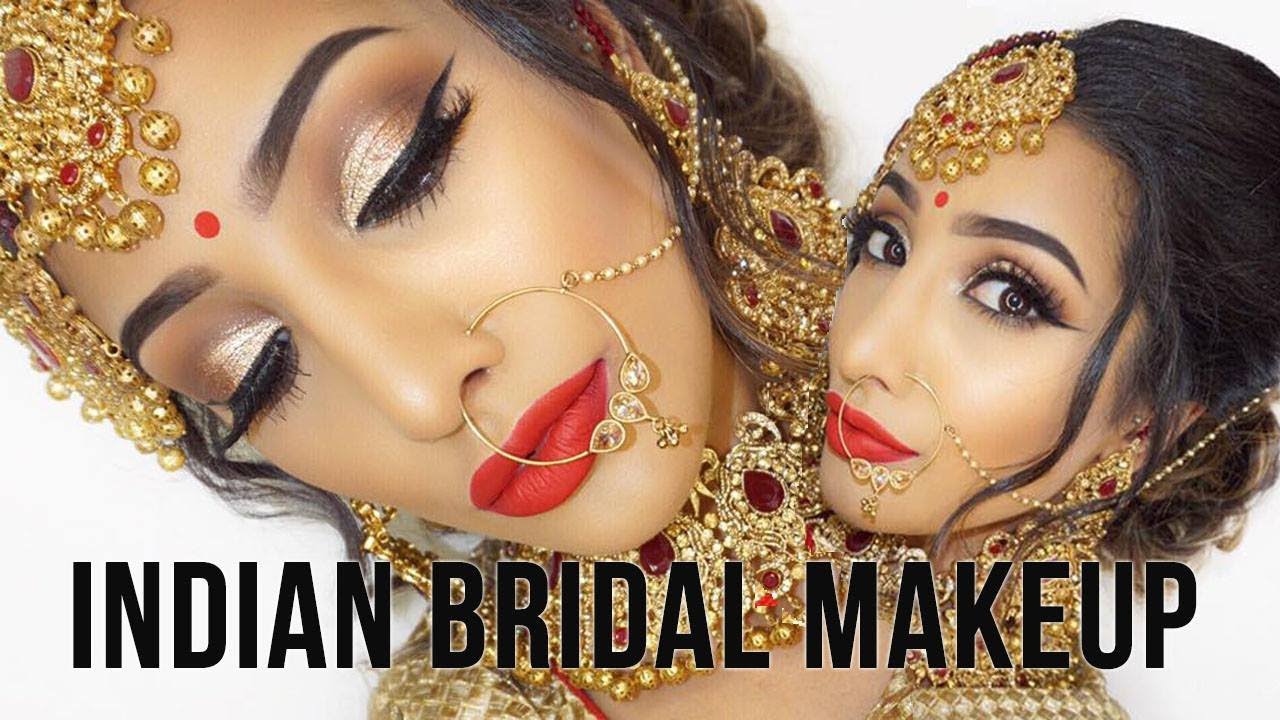 Glam Traditional Indian Bridal Makeup