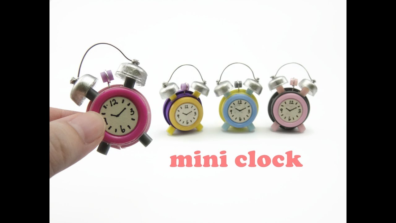 DIY Miniature Doll Mini Alarm Clock