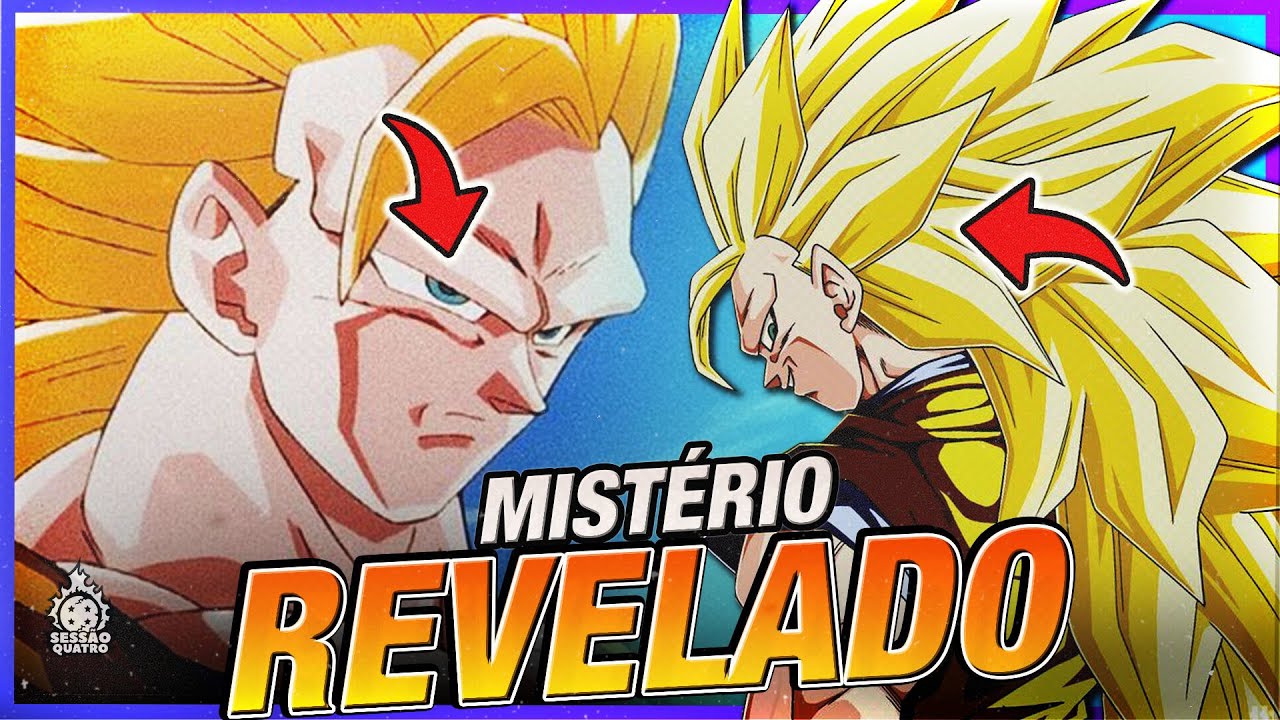 Por que o SSJ3 tem CABELO LONGO e AUSÊNCIA das SOBRANCELHAS?
