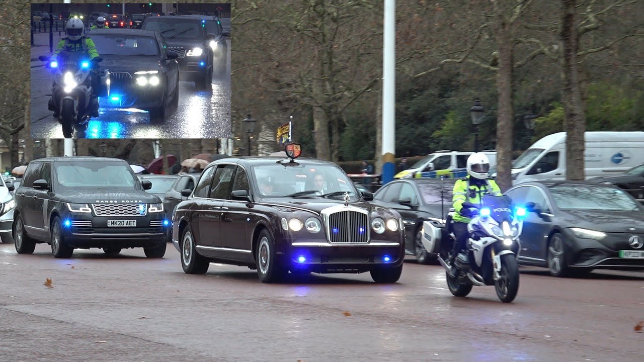 King Charles and Queen Camilla leaves  London for Christmas break.