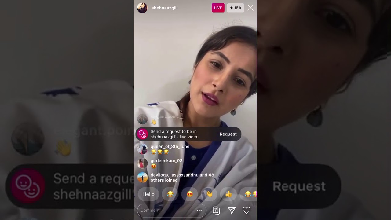 Shehnaaz Gill Instagram Live | Full video