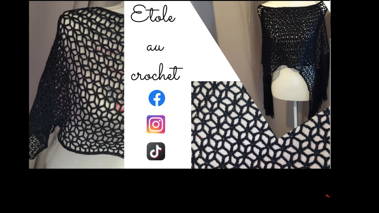 Etole au crochet #crochet #crochetlove #crochetpattern #tutocrochet #вязаниекрючком