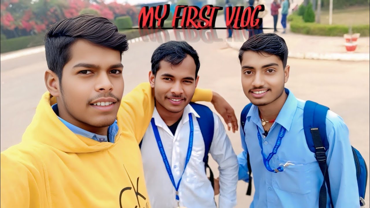 MY FIRST VLOG 😊 हमारा कॉलेज और हमारे दोस्त ! 🥰 #viral #trending 