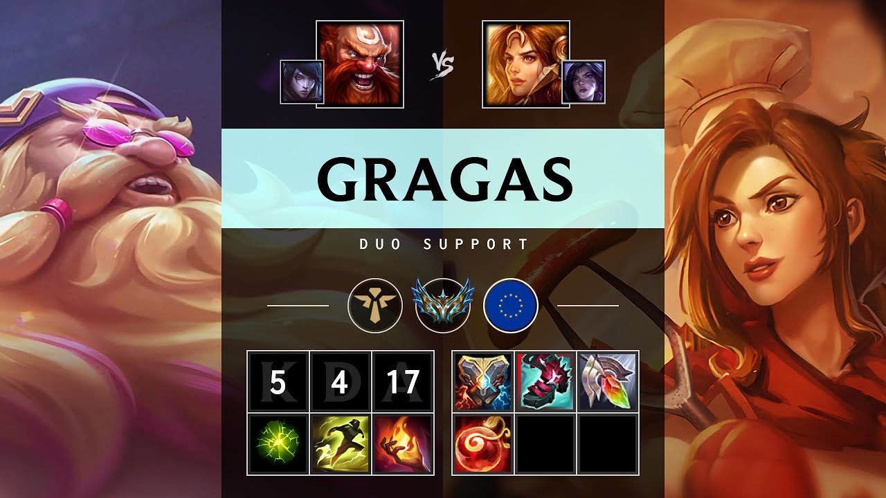 Gragas Support vs Leona - EUW Challenger Patch 25.16