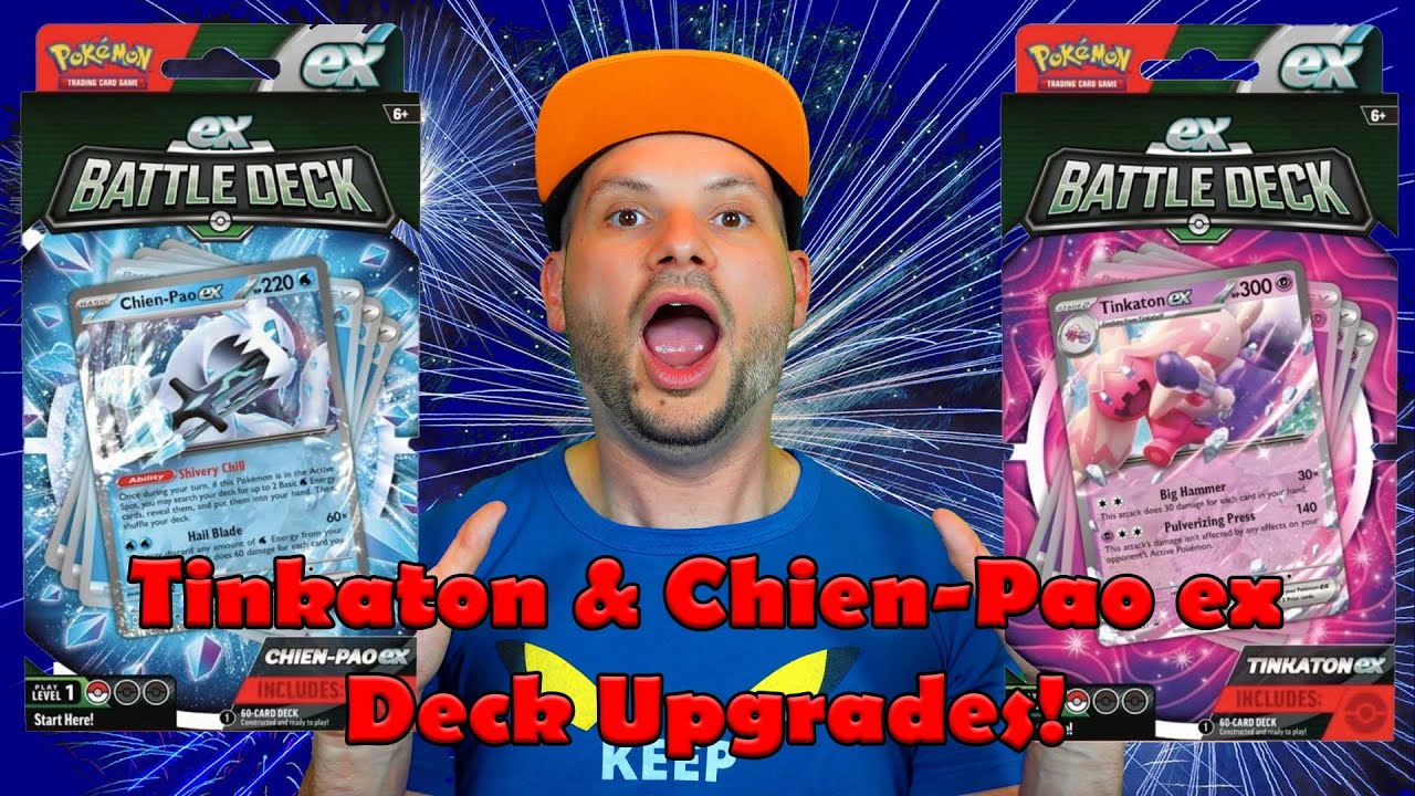 Powerful Upgrades for Pokemon Tinkaton ex & Chien-Pao ex Decks + Annihilape ex Box Opening!