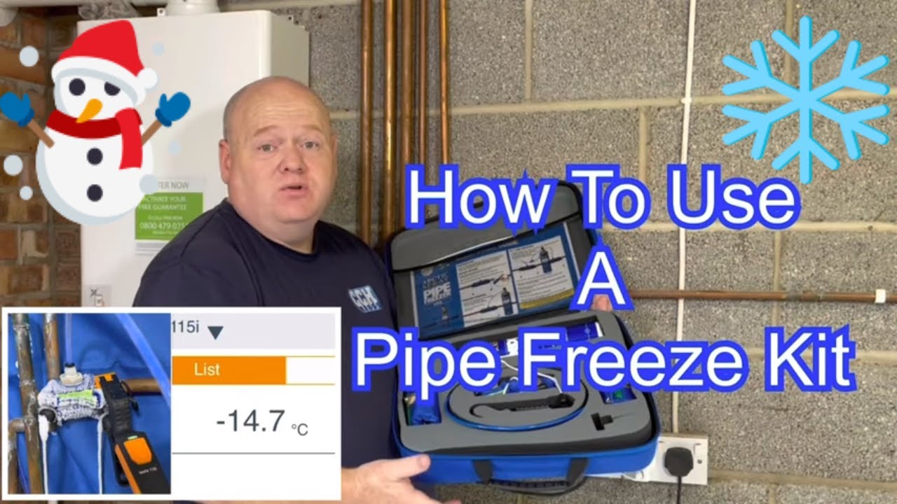How To Use A Pipe Freeze Kit -  How To Freeze Pipes