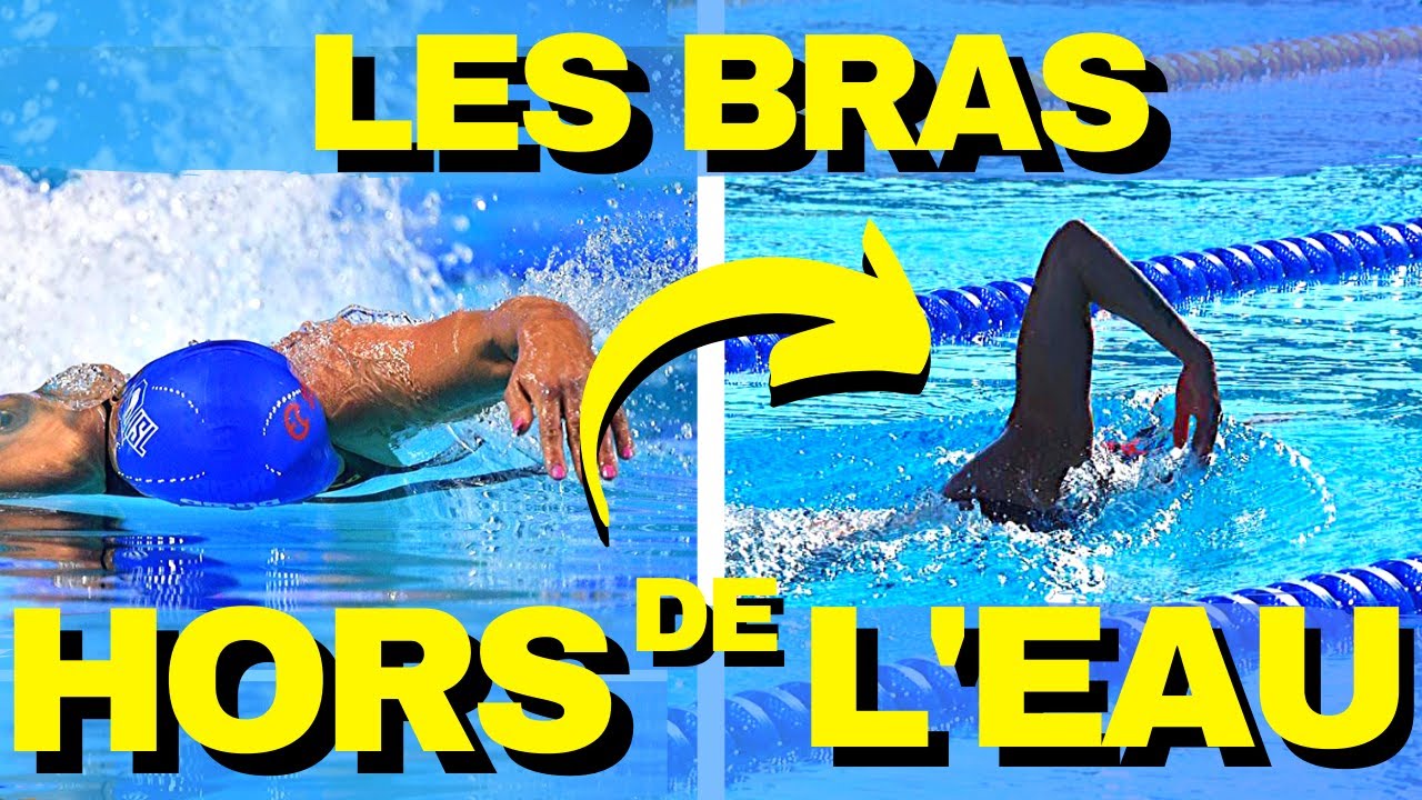 2 EXERCICES - TRAJET DES BRAS HORS DE L'EAU EN CRAWL