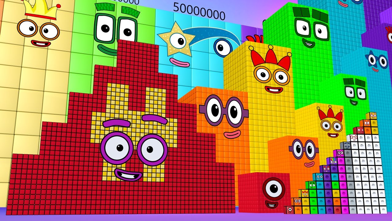 Numberblocks Puzzle Step Squad 1,300 100,000 130,000,000 BILLION BIGGEST Numberblocks Number Pattern
