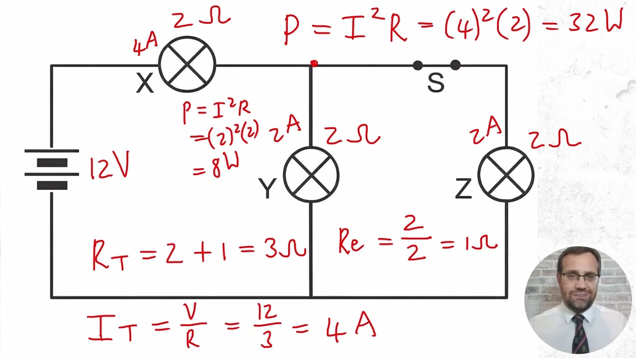 Stroombane 38 - Drie gloeilampe se helderheid moet bepaal word